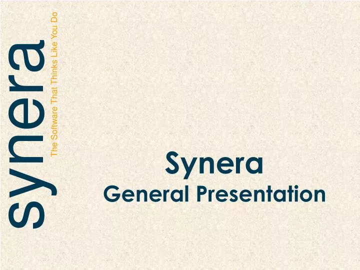 synera general presentation
