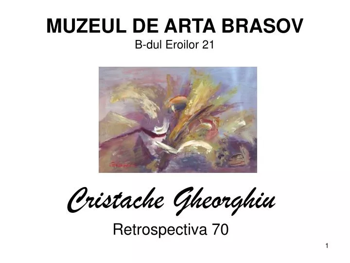 muzeul de arta brasov b dul eroilor 21