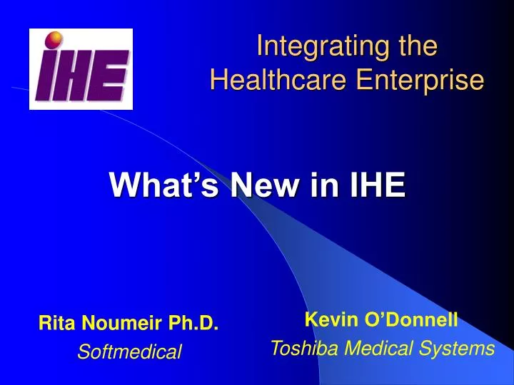 integrating the healthcare enterprise