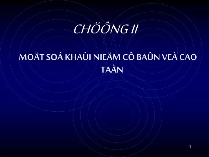 ch ng ii