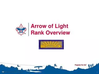Arrow of Light Rank Overview