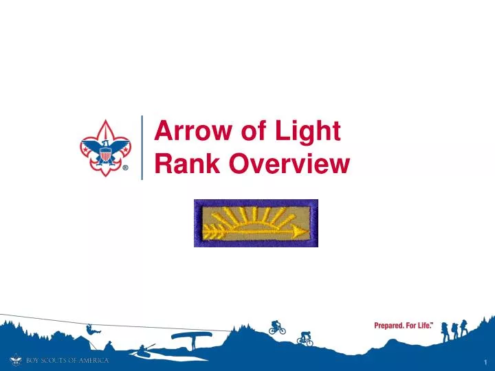 arrow of light rank overview