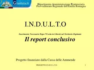 inserimento necessario dopo l uscita in libert sul territorio ospitante il report conclusivo