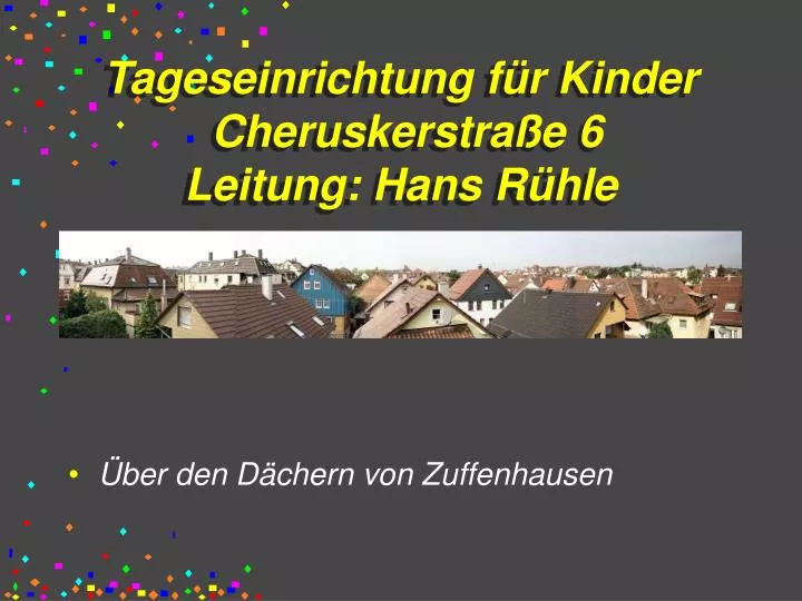 tageseinrichtung f r kinder cheruskerstra e 6 leitung hans r hle