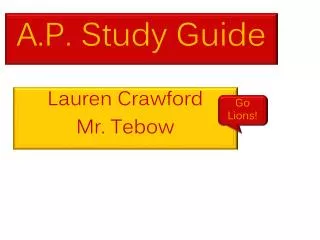 A.P. Study Guide