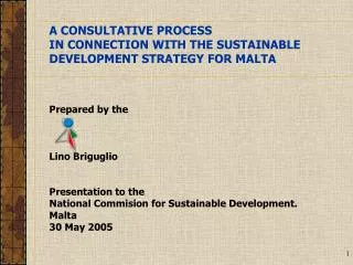 A CONSULTATIVE PROCESS IN CONNECTION WITH THE SUSTAINABLE DEVELOPMENT STRATEGY FOR MALTA