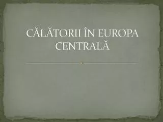c l torii n europa central
