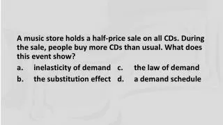 Which goods would be included in the calculation of GDP?