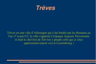 tr ves