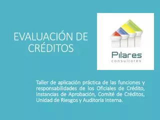 evaluaci n de cr ditos
