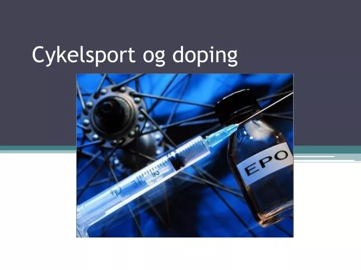 cykelsport og doping