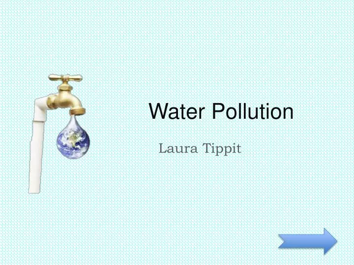 water pollution