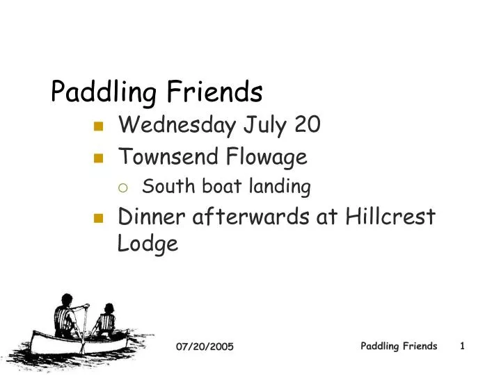 paddling friends