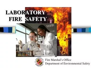 LABOR ATORY . FIRE SAFETY