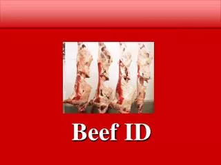 Beef ID