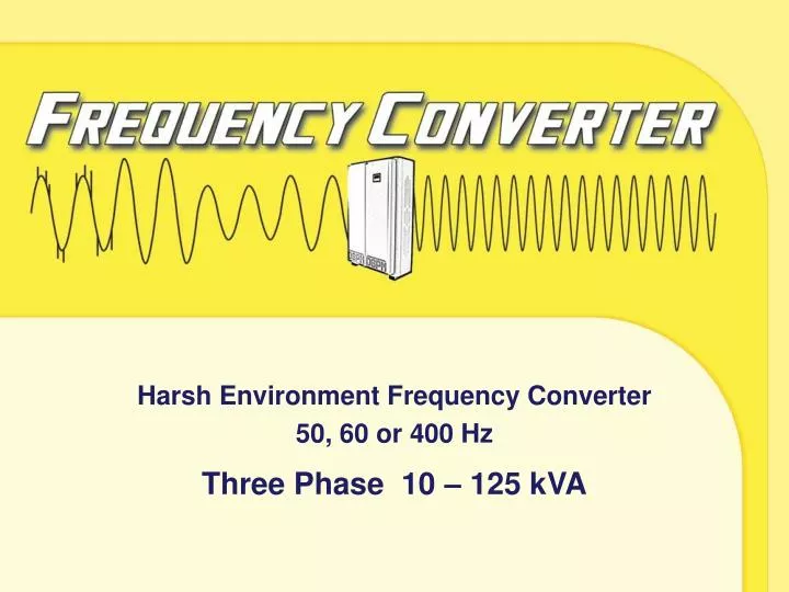 harsh environment frequency converter 50 60 or 400 hz