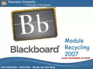 Module Recycling 2007
