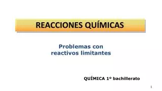 reacciones qu micas