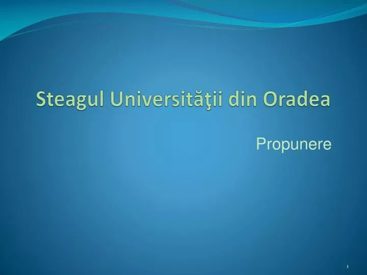 steagul universit ii din oradea