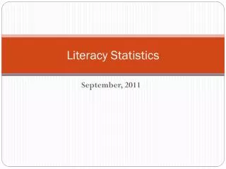 Literacy Statistics