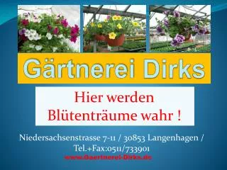 g rtnerei dirks