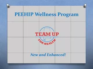 PEEHIP Wellness Program