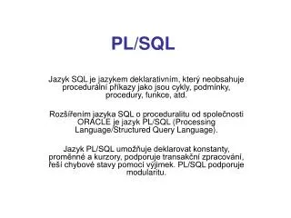 pl sql