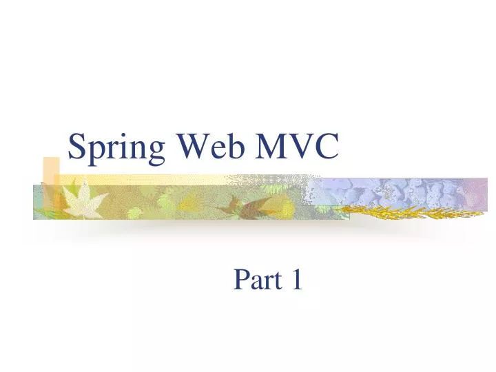 spring web mvc