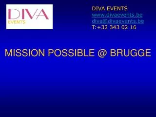 mission possible @ brugge