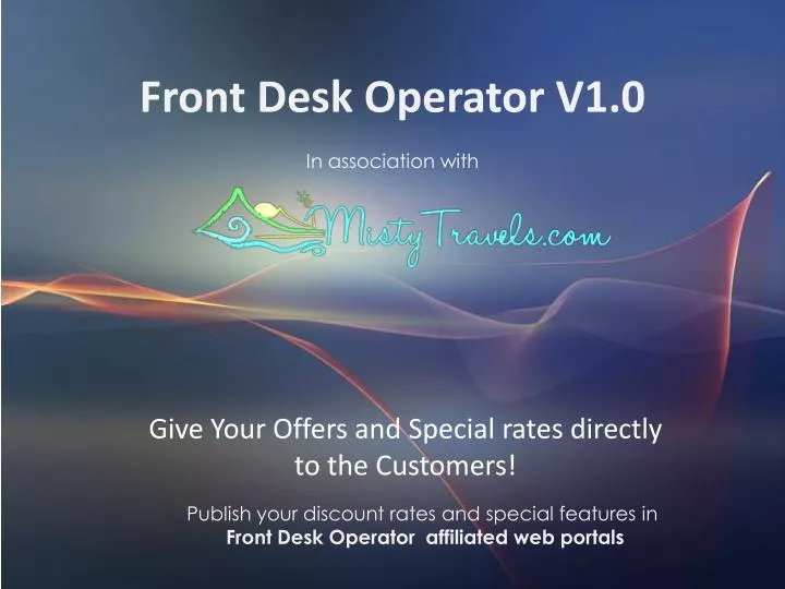 front desk operator v1 0