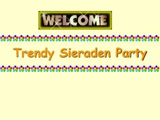 Trendy Sieraden Party