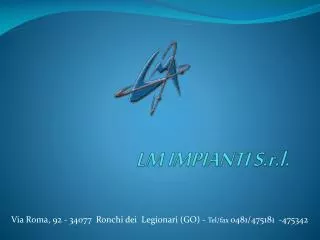 lm impianti s r l