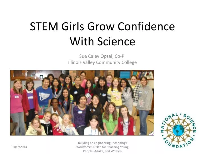 stem girls grow confidence with science