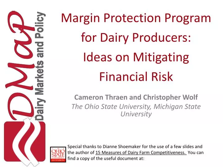margin protection program for dairy producers ideas on mitigating financial risk