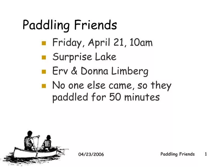 paddling friends