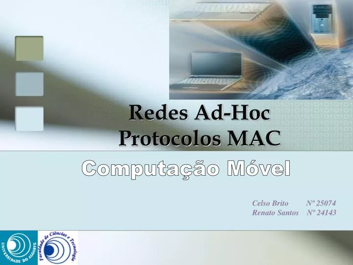 redes ad hoc protocolos mac