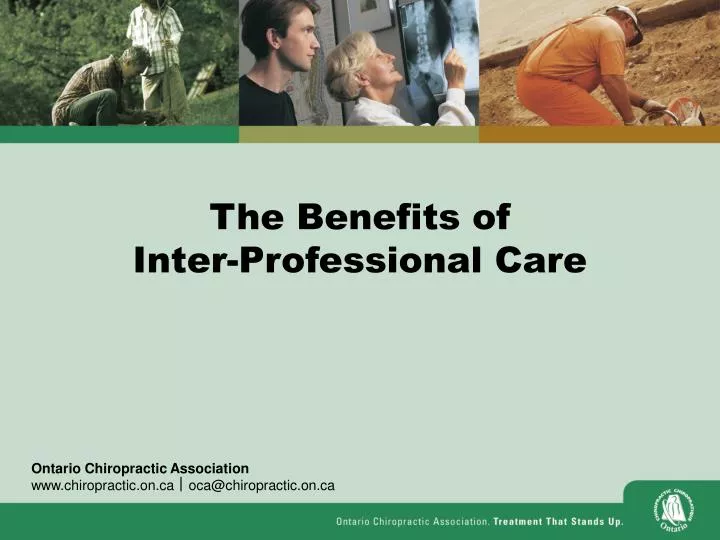 the benefits of inter professional care
