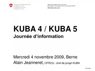 kuba 4 kuba 5 journ e d information