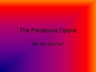 The Pandorica Opens