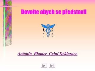 dovolte abych se p edstavil