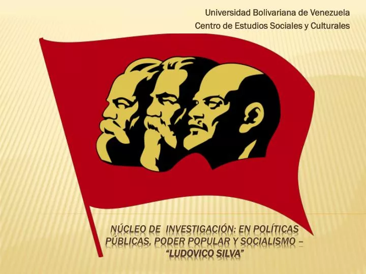 universidad bolivariana de venezuela centro de estudios sociales y culturales
