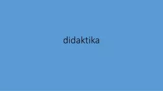 didaktika