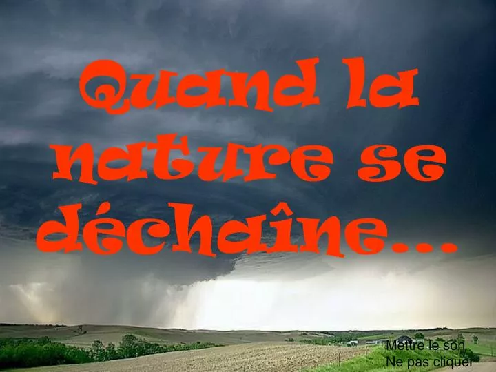 quand la nature se d cha ne