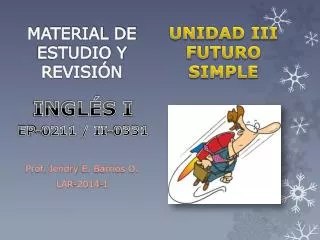 unidad iii futuro simple