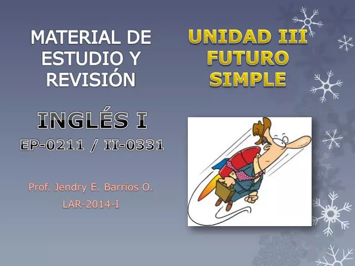 unidad iii futuro simple