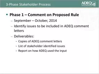 3-Phase Stakeholder Process