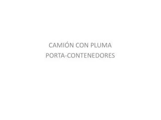 cami n con pluma porta contenedores