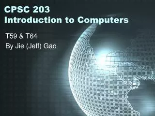 cpsc 203 introduction to computers