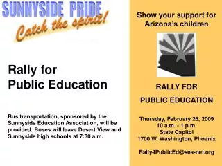 Rally for Public Education