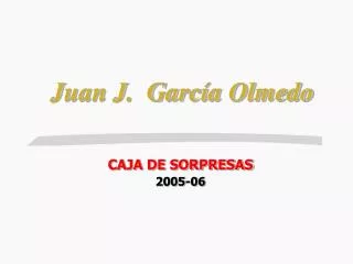 juan j garc a olmedo